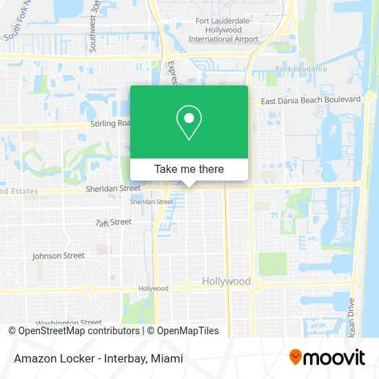 Amazon Locker - Interbay map