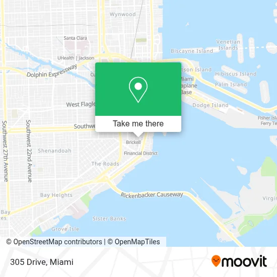 305 Drive map