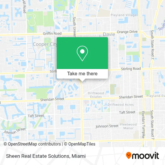 Sheen Real Estate Solutions map