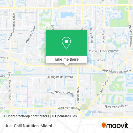 Just Chill Nutrition map
