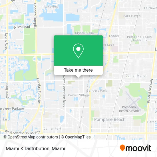Miami K Distribution map
