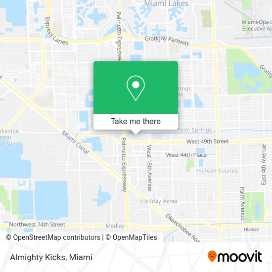 Almighty Kicks map