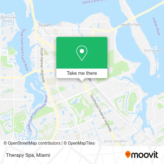 Therapy Spa map