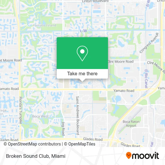 Broken Sound Club map