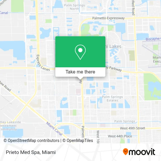 Prieto Med Spa map