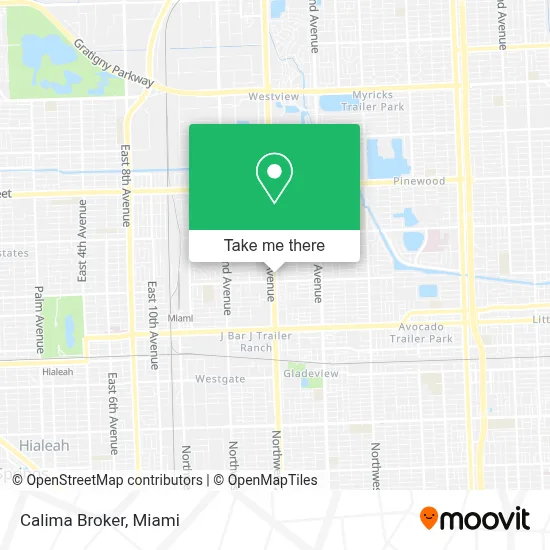 Calima Broker map