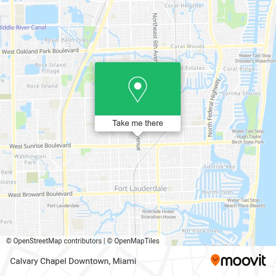 Calvary Chapel Downtown map