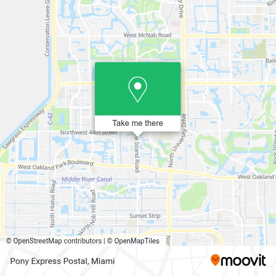 Pony Express Postal map