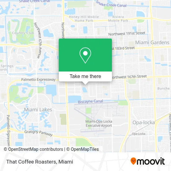That Coffee Roasters map