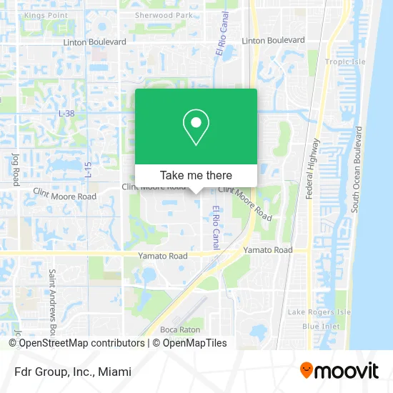 Fdr Group, Inc. map