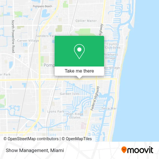 Show Management map