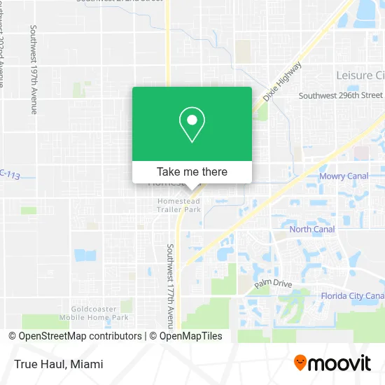 True Haul map