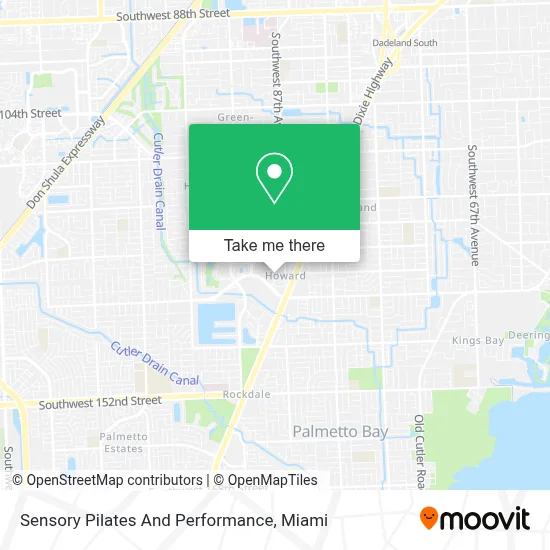 Sensory Pilates And Performance map