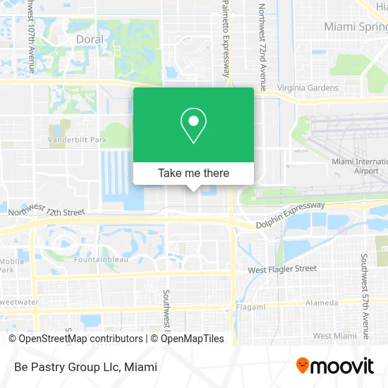 Be Pastry Group Llc map