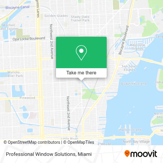 Professional Window Solutions map