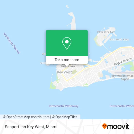 Seaport Inn Key West map