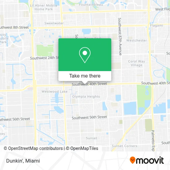 Dunkin' map