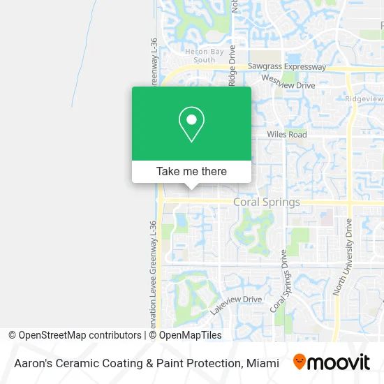 Aaron's Ceramic Coating & Paint Protection map
