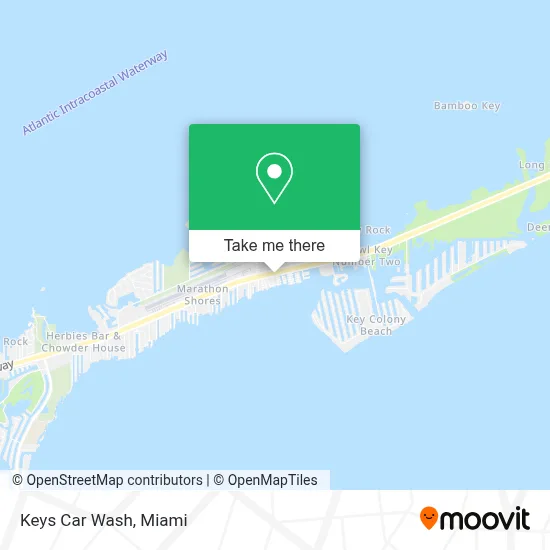 Keys Car Wash map