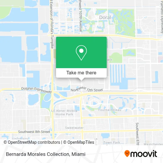Bernarda Morales Collection map