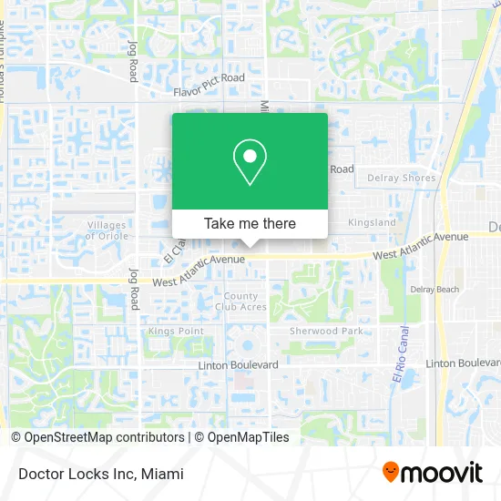 Doctor Locks Inc map