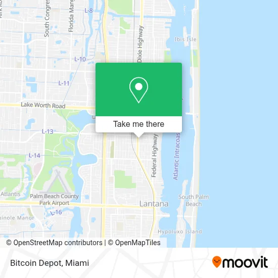 Bitcoin Depot map