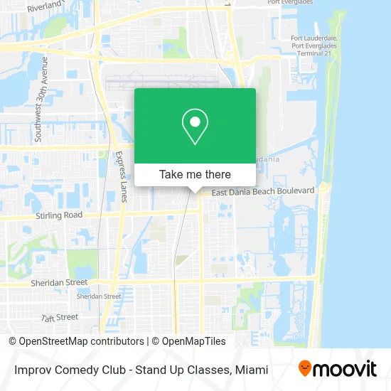Improv Comedy Club - Stand Up Classes map