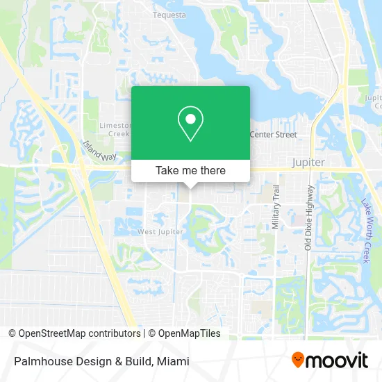 Palmhouse Design & Build map