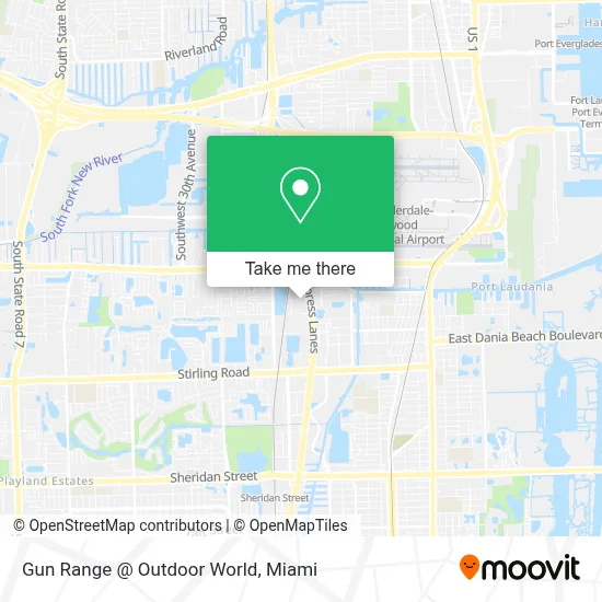 Gun Range @ Outdoor World map