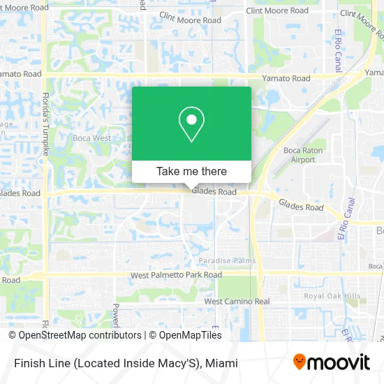 Finish Line (Located Inside Macy'S) map
