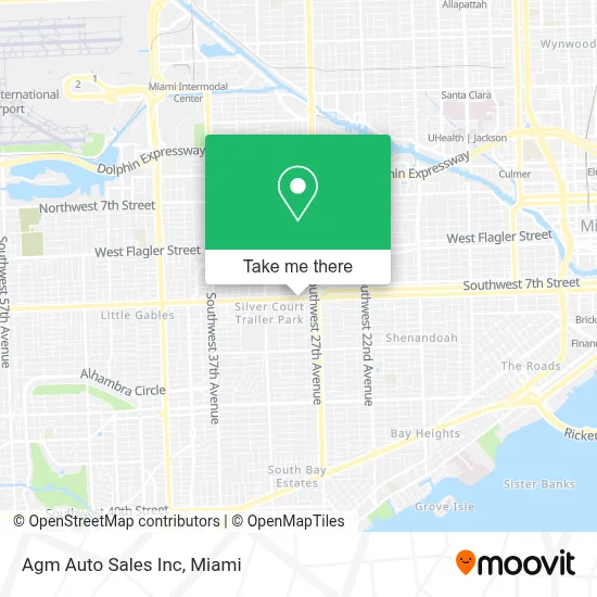 Agm Auto Sales Inc map