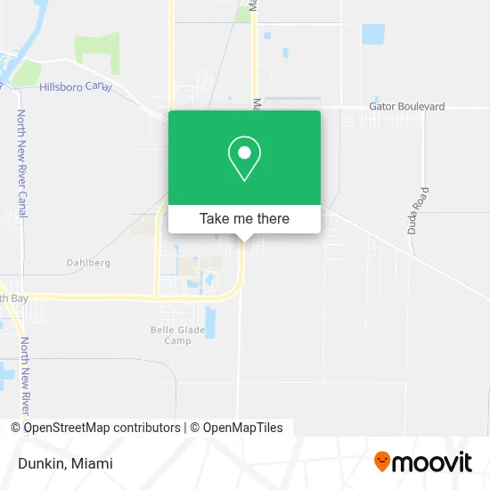 Dunkin map