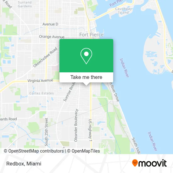 Redbox map