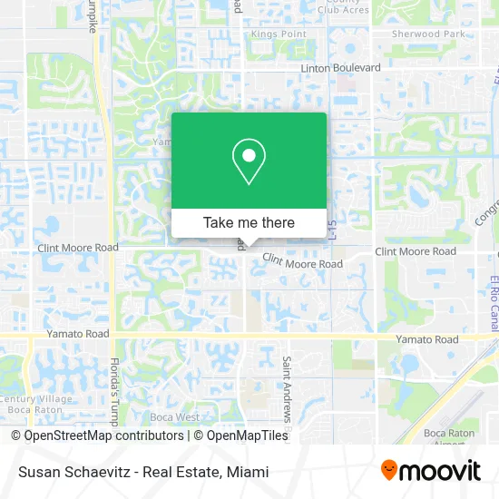 Susan Schaevitz - Real Estate map