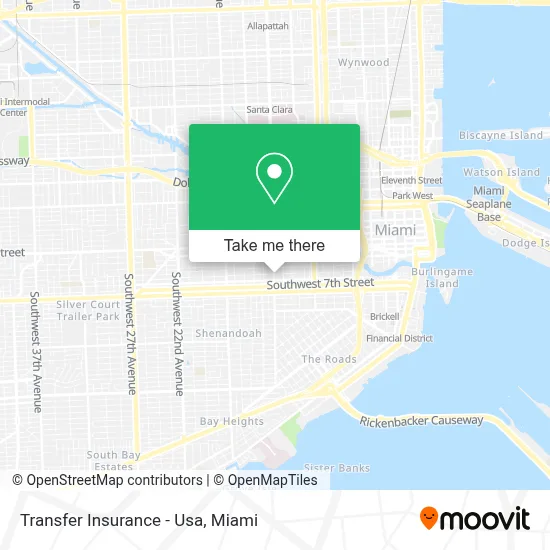 Transfer Insurance - Usa map