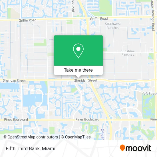 Fifth Third Bank map