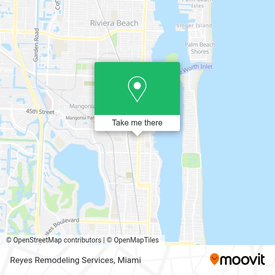 Reyes Remodeling Services map