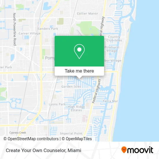 Create Your Own Counselor map