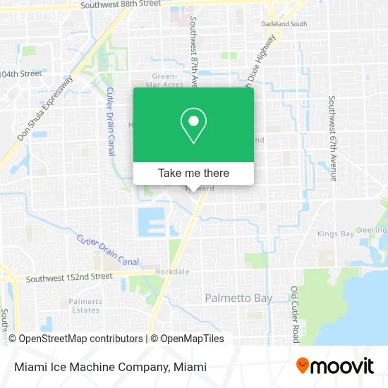 Miami Ice Machine Company map