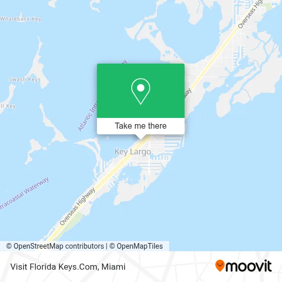Visit Florida Keys.Com map