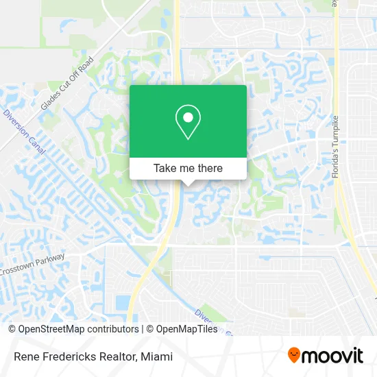 Rene Fredericks Realtor map