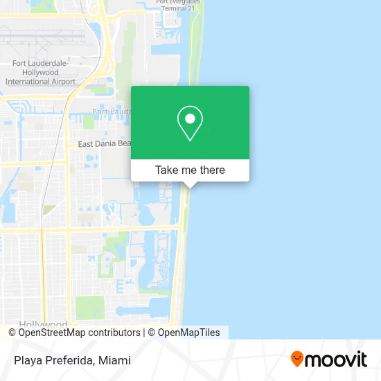 Playa Preferida map
