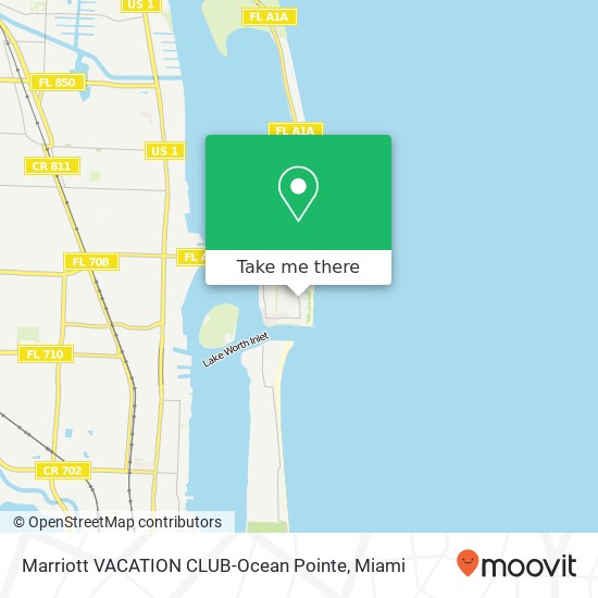 Marriott VACATION CLUB-Ocean Pointe map