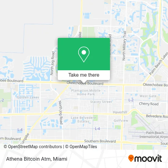 Athena Bitcoin Atm map