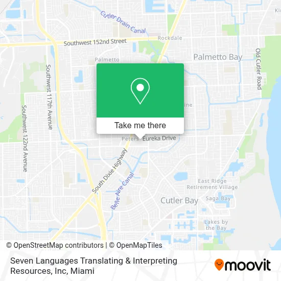 Seven Languages Translating & Interpreting Resources, Inc map