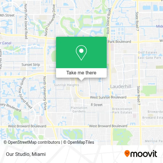 Our Studio map