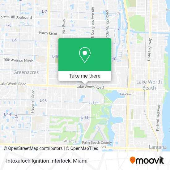 Intoxalock Ignition Interlock map