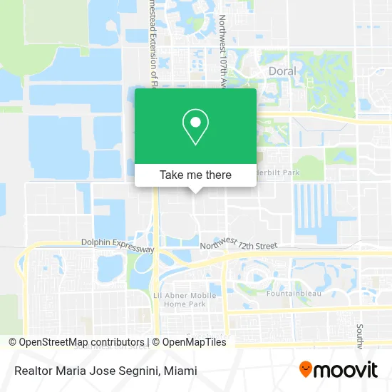 Realtor Maria Jose Segnini map