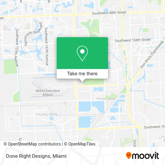 Done Right Designs map