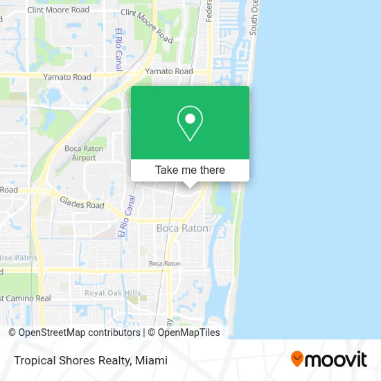 Tropical Shores Realty map